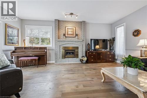 3012 First Street, Burlington, ON - Indoor Photo Showing Living Room With Fireplace
