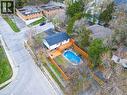 Aerial view of a pool area - 19 Broad Street, Brantford, ON  - Outdoor With View 