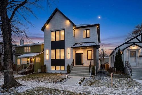 *Virtual Twilight Photo* - 345 Beaverbrook Street, Winnipeg, MB - Outdoor With Facade