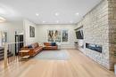 345 Beaverbrook Street, Winnipeg, MB  - Indoor Photo Showing Living Room With Fireplace 