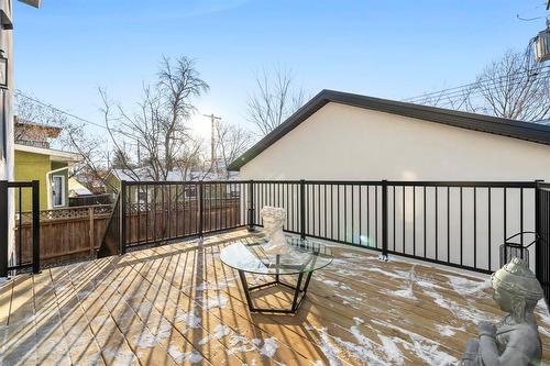 345 Beaverbrook Street, Winnipeg, MB - Outdoor With Deck Patio Veranda With Exterior