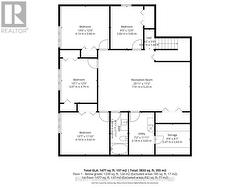 Lower lvl- total sq footage shown is interior - 