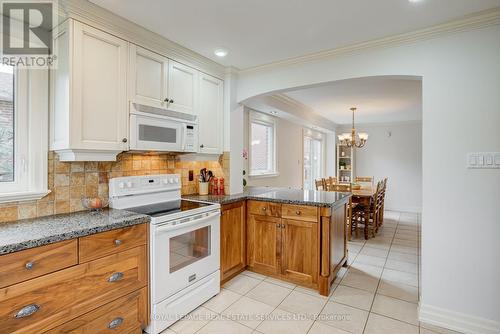 Family sized with huge eating area - 716 Cameron Court, Mississauga, ON - Indoor Photo Showing Kitchen