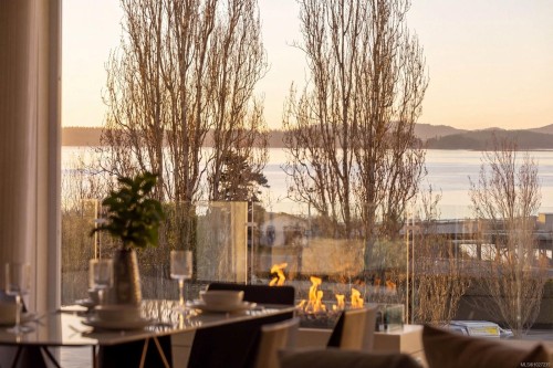 #401-9570 Fifth St, Sidney, BC -  With Body Of Water With View