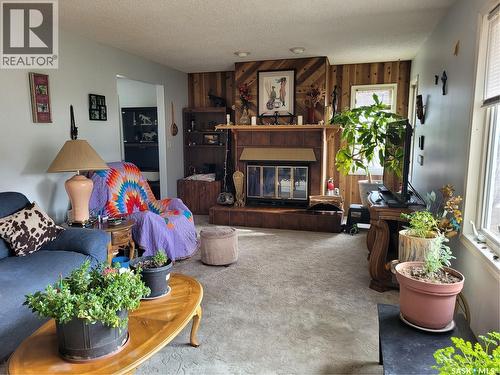 529 6Th Avenue E, Assiniboia, SK - Indoor Photo Showing Living Room With Fireplace