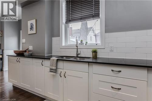 8 Mapleside Avenue, Hamilton, ON - Indoor Photo Showing Kitchen With Double Sink