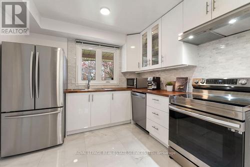 161 Riverview Street, Oakville, ON - Indoor Photo Showing Kitchen With Stainless Steel Kitchen