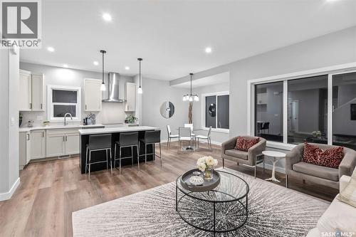 574 Traeger Manor, Saskatoon, SK - Indoor Photo Showing Living Room