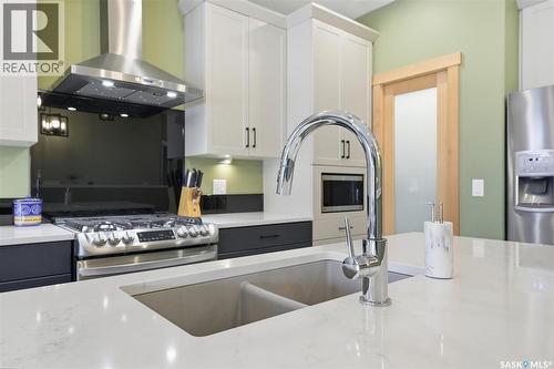 132 Forsey Avenue, Saskatoon, SK - Indoor Photo Showing Kitchen With Double Sink