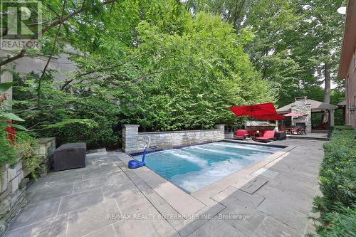 5047 Lakeshore Road, Burlington, ON - Outdoor With In Ground Pool