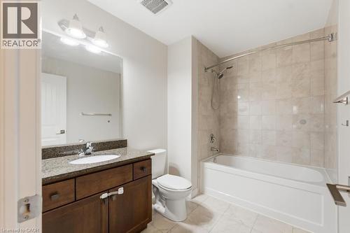 Full bath with vanity and  shower combination - 4 Andruss Lane, Ancaster, ON - Indoor Photo Showing Bathroom