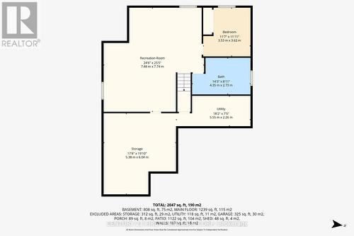 basement - 35 Compass Trail, Central Elgin, ON - Other