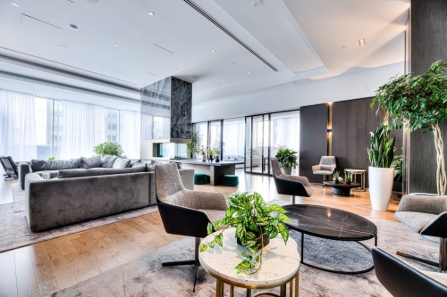 Common room - 2807-720 Rue St-Jacques, Montréal (Ville-Marie), QC - Indoor Photo Showing Living Room