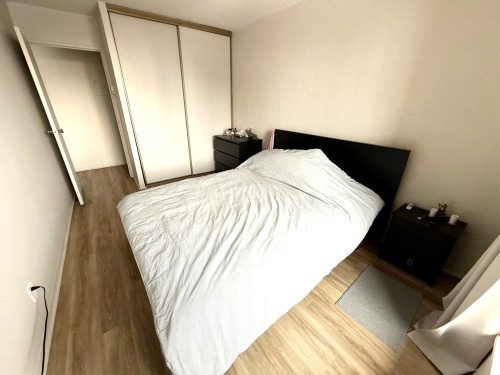 Bedroom - 1405-3550 Rue Jeanne-Mance, Montréal (Le Plateau-Mont-Royal), QC - Indoor Photo Showing Bedroom