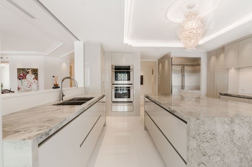 Cuisine - 15-A-3430 Rue Peel, Montréal (Ville-Marie), QC - Indoor Photo Showing Kitchen With Double Sink With Upgraded Kitchen