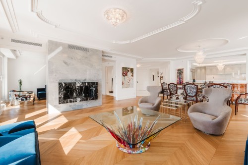 Salon - 15-A-3430 Rue Peel, Montréal (Ville-Marie), QC - Indoor Photo Showing Living Room With Fireplace