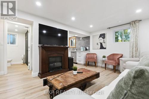 7429 Sideroad 20 Side Road, Mapleton, ON - Indoor Photo Showing Living Room With Fireplace