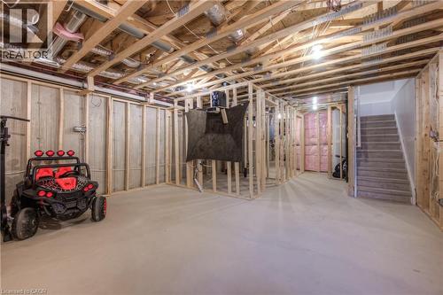 91 Pony Way, Kitchener, ON - Indoor Photo Showing Basement