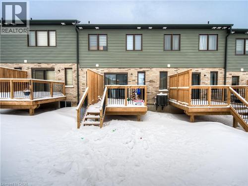 91 Pony Way, Kitchener, ON - Outdoor With Deck Patio Veranda With Exterior