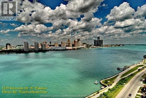 1225 Riverside Drive Unit# 404, Windsor, ON - Outdoor With Body Of Water With View