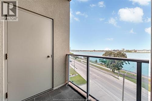 1225 Riverside Drive Unit# 404, Windsor, ON - Outdoor With Body Of Water With Balcony With View