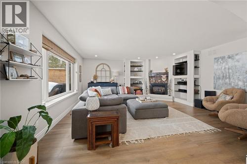 29 Muskoka Court, Kitchener, ON - Indoor Photo Showing Living Room With Fireplace