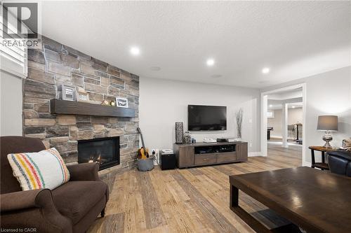 29 Muskoka Court, Kitchener, ON - Indoor Photo Showing Living Room With Fireplace