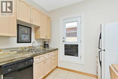 134 Stinson Street, Hamilton, ON - Indoor Photo Showing Kitchen With Double Sink