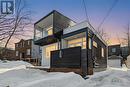 Twilight wiew of side exterior with upper balcony - 330 Winona Avenue, Ottawa, ON  - Outdoor 