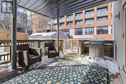 Private patio deck off kitchen - 330 Winona Avenue, Ottawa, ON - Outdoor