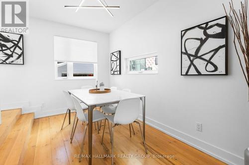 Bright dining area off kitchen - 330 Winona Avenue, Ottawa, ON - Indoor Photo Showing Dining Room