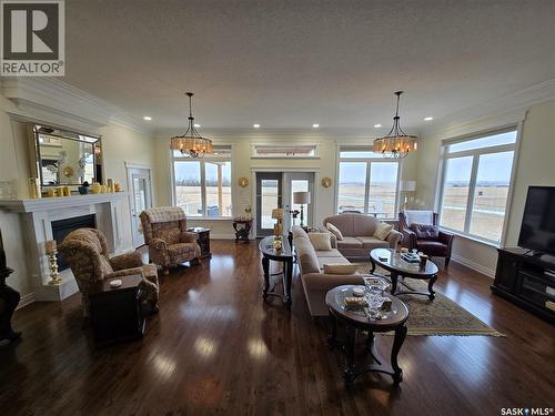 111 Westview Drive, Swift Current Rm No. 137, SK - Indoor Photo Showing Living Room With Fireplace