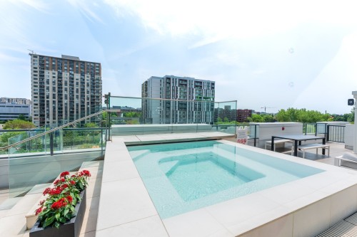 Piscine - 609-1188 Rue St-Antoine O., Montréal (Ville-Marie), QC - Outdoor With In Ground Pool