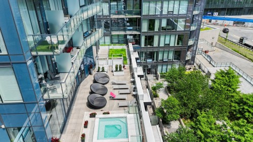 Photo aérienne - 609-1188 Rue St-Antoine O., Montréal (Ville-Marie), QC - Outdoor