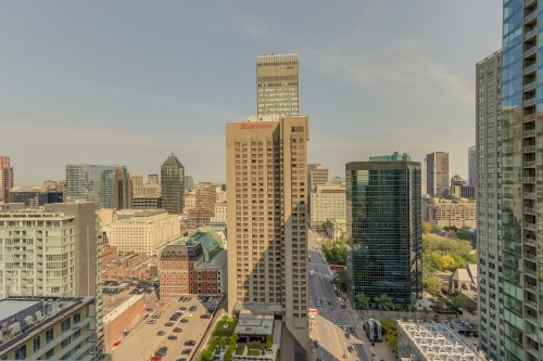 Vue - 2605-1155 Rue De La Montagne, Montréal (Ville-Marie), QC - Outdoor With Facade