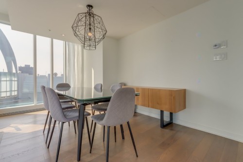 Salle à manger - 2605-1155 Rue De La Montagne, Montréal (Ville-Marie), QC - Indoor Photo Showing Dining Room