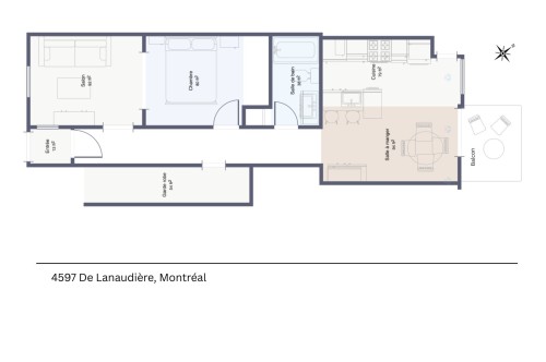 Plan (croquis) - 4597 Rue De Lanaudière, Montréal (Le Plateau-Mont-Royal), QC - Other