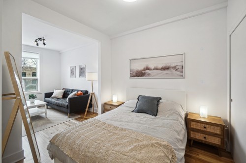 Chambre à coucher - 4597 Rue De Lanaudière, Montréal (Le Plateau-Mont-Royal), QC - Indoor Photo Showing Bedroom