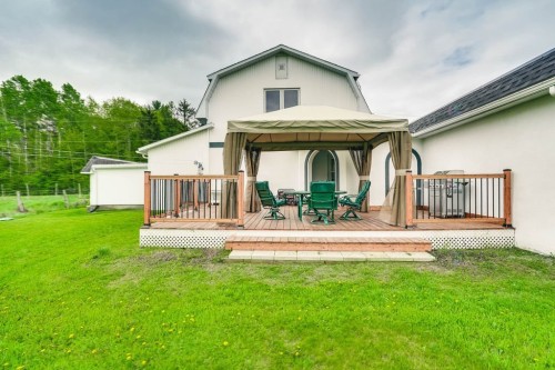 Terrasse - 186 3E Rang Du Gore, Lochaber, QC - Outdoor With Deck Patio Veranda With Exterior