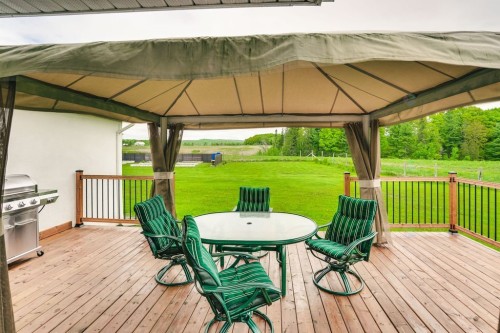 Terrasse - 186 3E Rang Du Gore, Lochaber, QC - Outdoor With Deck Patio Veranda With Exterior