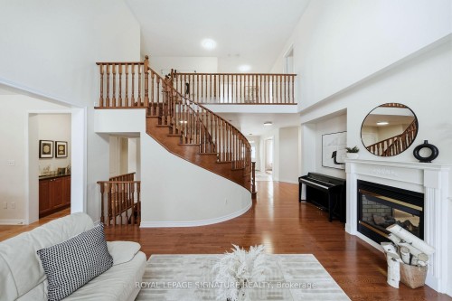 192 Williamson Drive E, Ajax, ON - Indoor Photo Showing Living Room With Fireplace