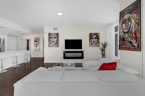 Salon - 501-359 Boul. Brunswick, Pointe-Claire, QC - Indoor Photo Showing Living Room