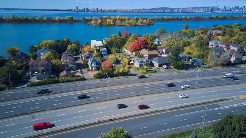 Photo aérienne - 8940 Boul. Marie-Victorin, Brossard, QC - Outdoor With Body Of Water With View