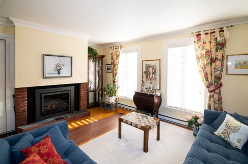 Salon - 780 Rue Taché, Saint-Pascal, QC - Indoor Photo Showing Living Room With Fireplace