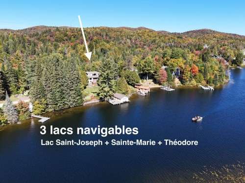 Vue d'ensemble - 1519 Ch. Du Minto, Saint-Adolphe-D'Howard, QC - Outdoor With Body Of Water With View