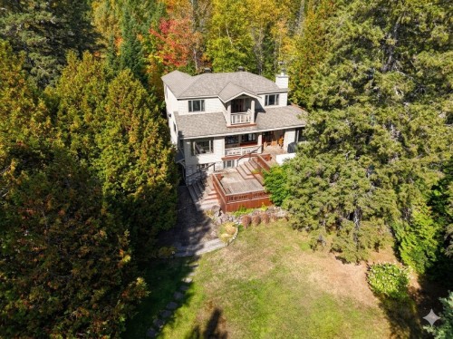 Vue d'ensemble - 1519 Ch. Du Minto, Saint-Adolphe-D'Howard, QC - Outdoor With Deck Patio Veranda