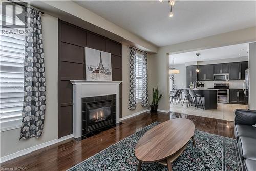 2170 Jardine Crescent, Burlington, ON - Indoor Photo Showing Living Room With Fireplace
