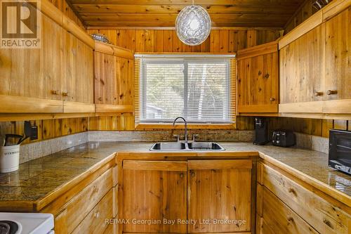 69 Albert Avenue, Tiny, ON - Indoor Photo Showing Kitchen With Double Sink