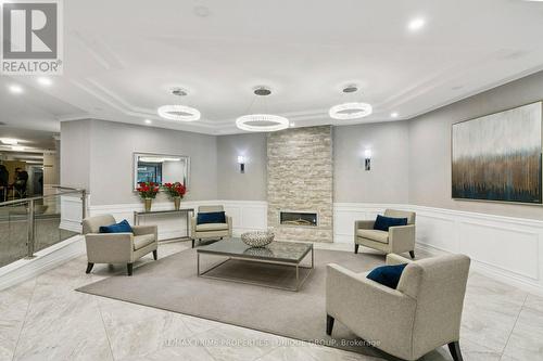 1801 - 1300 Bloor Street, Mississauga, ON - Indoor With Fireplace