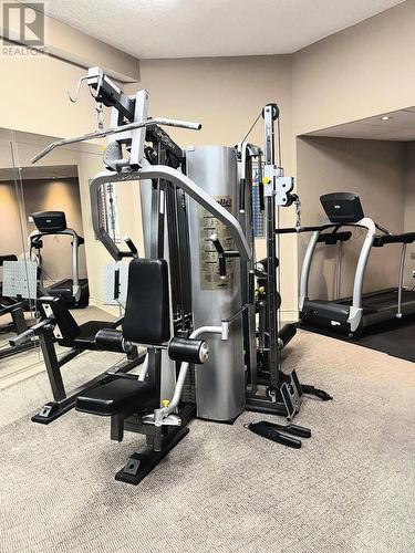 Gym (Men's Side) - 1801 - 1300 Bloor Street, Mississauga, ON - Indoor Photo Showing Gym Room